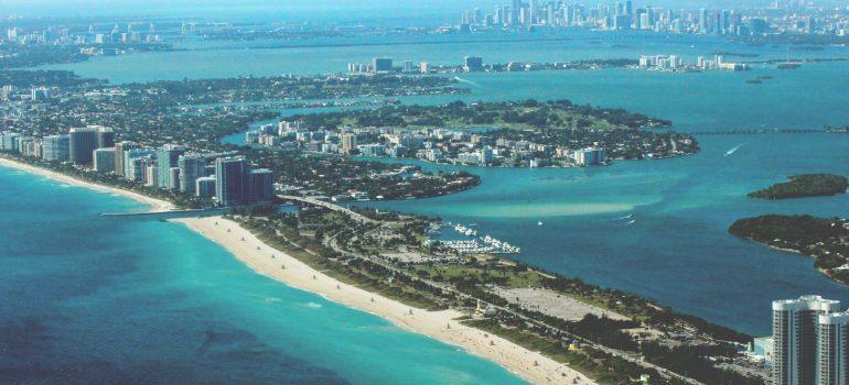 aerial view of a city in Florida