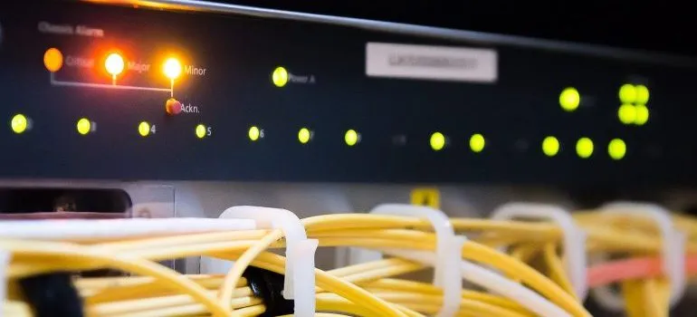 los cables de módem y de