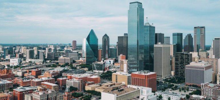 Una vista de la ciudad de Dallas