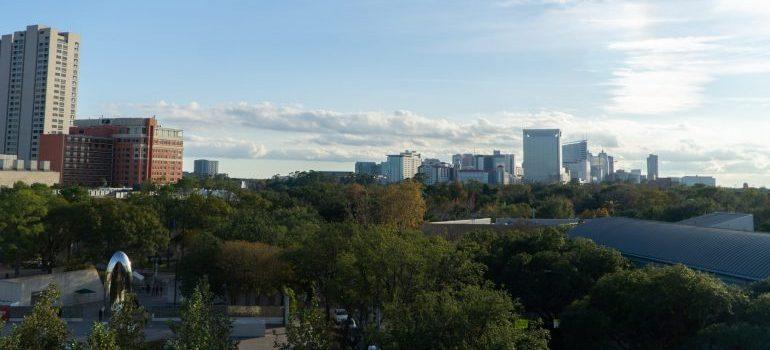 a green park in houston texas