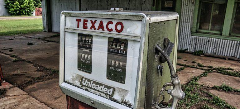 vintage texaco de la bomba de aceite