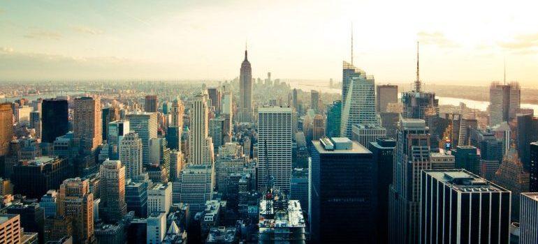 La Ciudad de nueva York desde el cielo