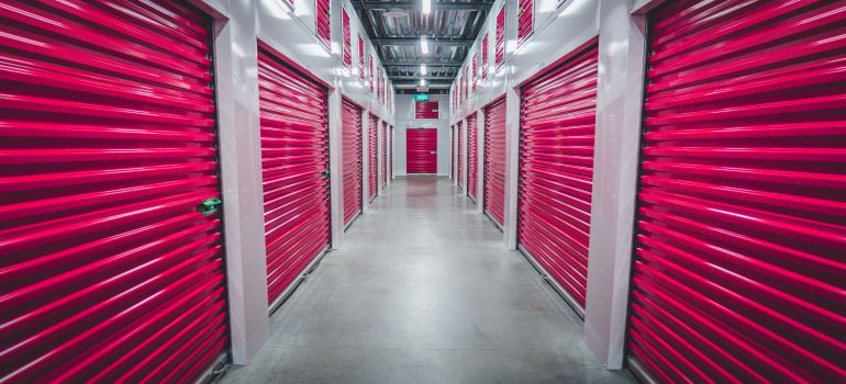 pink storage units