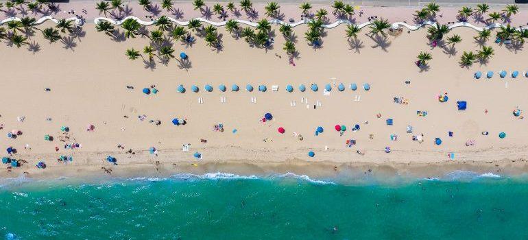 A beach in Florida