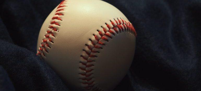 A baseball ball