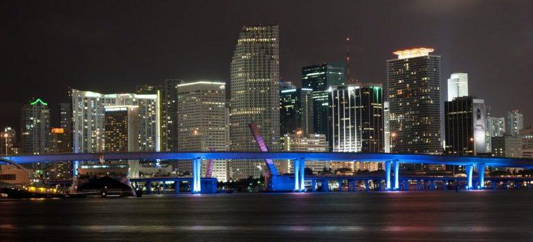 The skyline of Miami