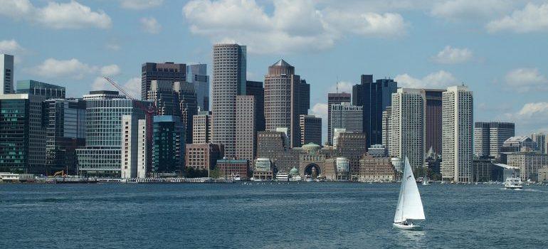 Una vista de la ciudad de Boston.