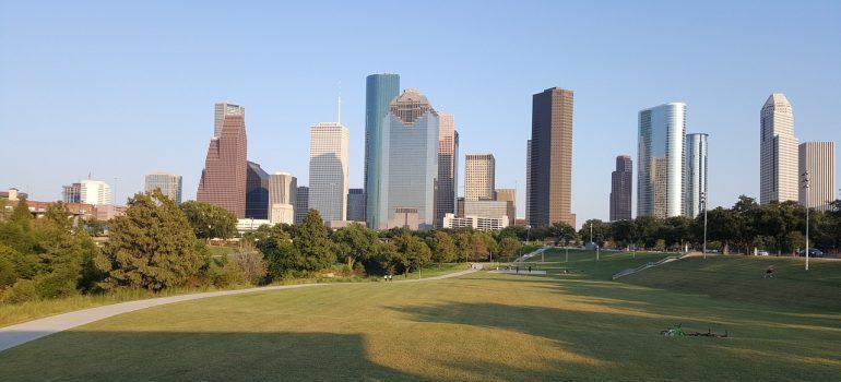 Una vista de Houston rascacielos