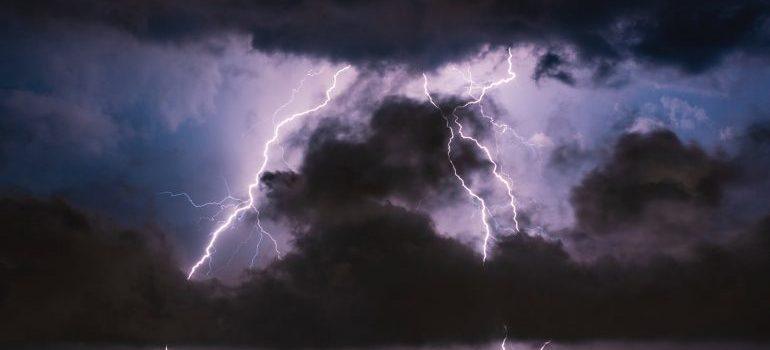 El mal tiempo, con una tormenta de 