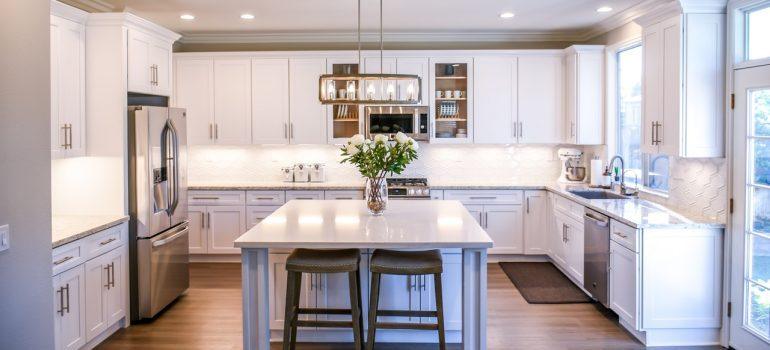 a clean kitchen