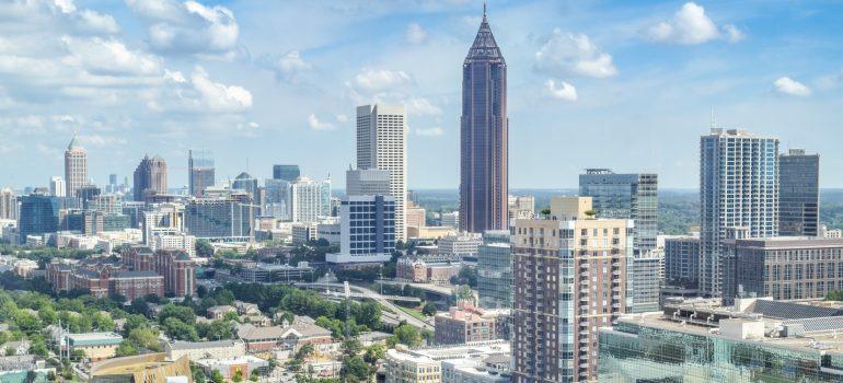 Atlanta en un día soleado.