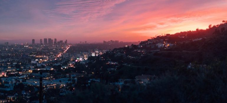 A view at Los Angeles