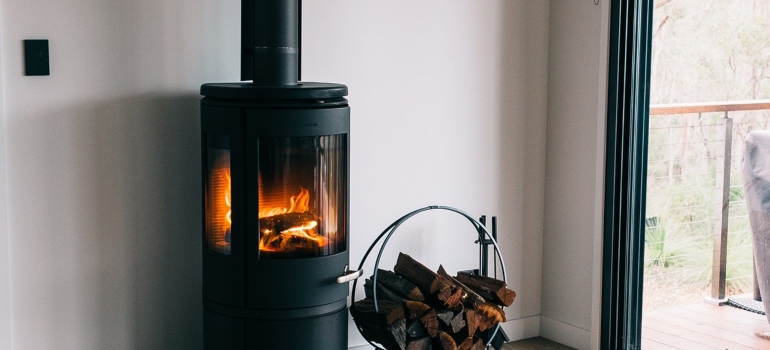 A fireplace: get ready for the tri-state area winters