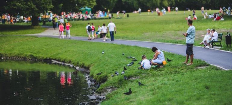 visiting the local park is one of the best ways to meet people in a new city