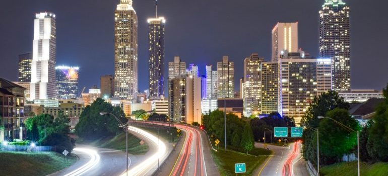 Atlanta at night 