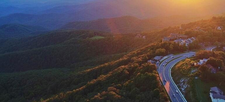 A road in North Carolina