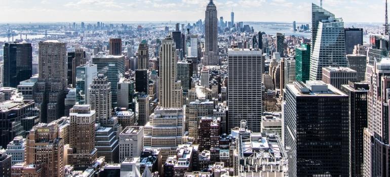 vista aérea de la Ciudad de Nueva York