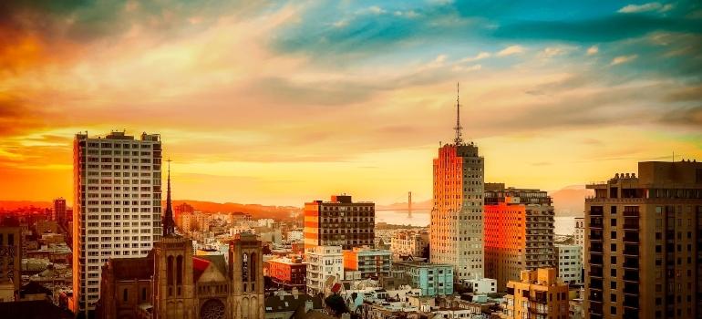 sunset in San Antonio you should see before you decide who wins the battle Houston vs San Antonio