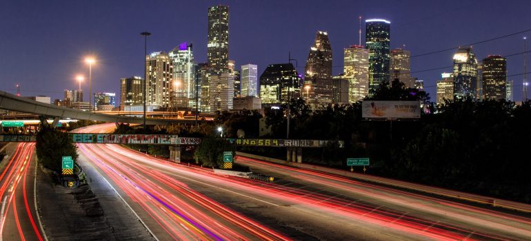 Houston City timelapse view