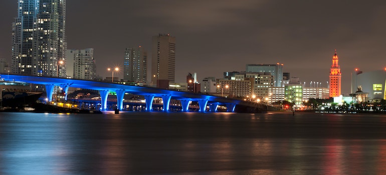 Miami during night