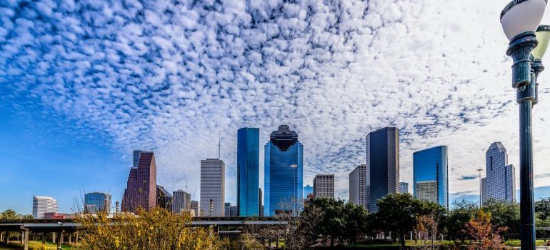 Vista de la ciudad de Houston, TX