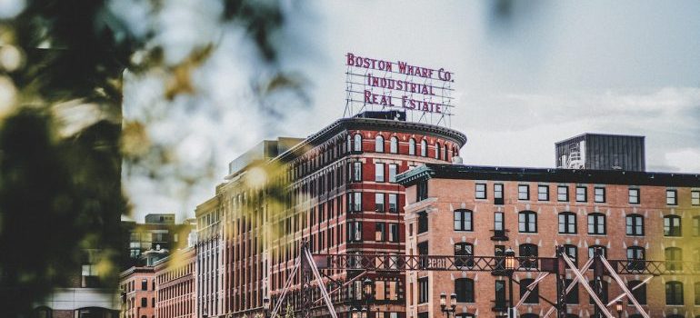 Vista de los edificios de Boston