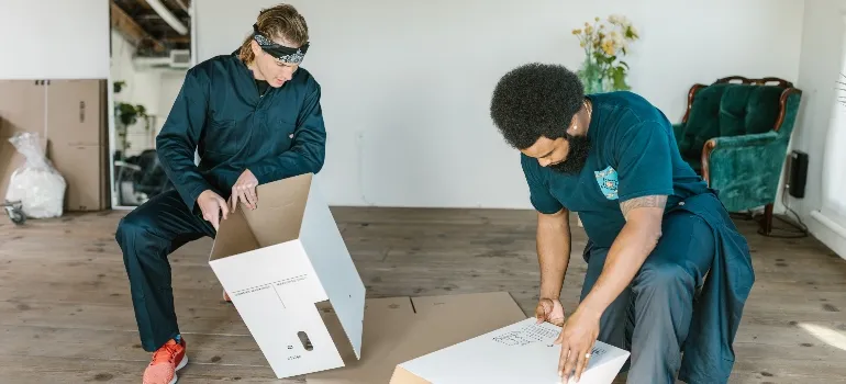 empresas de mudanzas cajas plegables