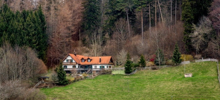 casa en la naturaleza