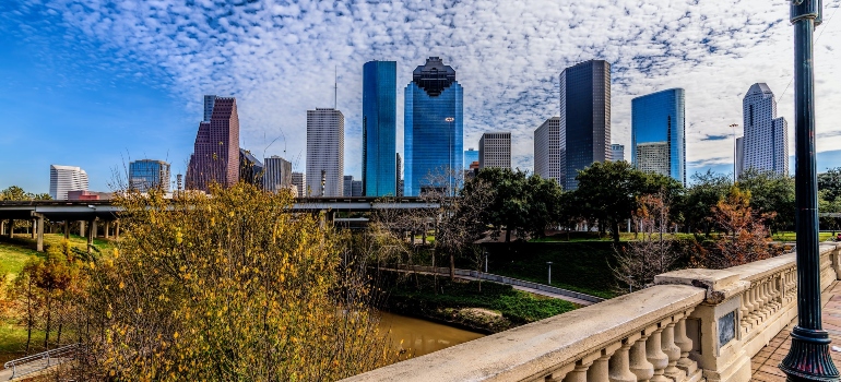 Houston city skyline during daytime