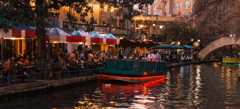 Alamo Plaza en San Antonio, Texas