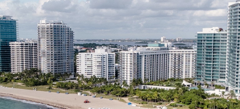 Skyline of Miami FL