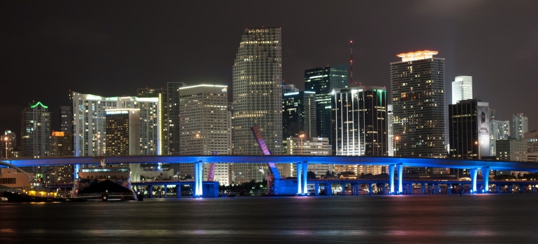 Miami at night