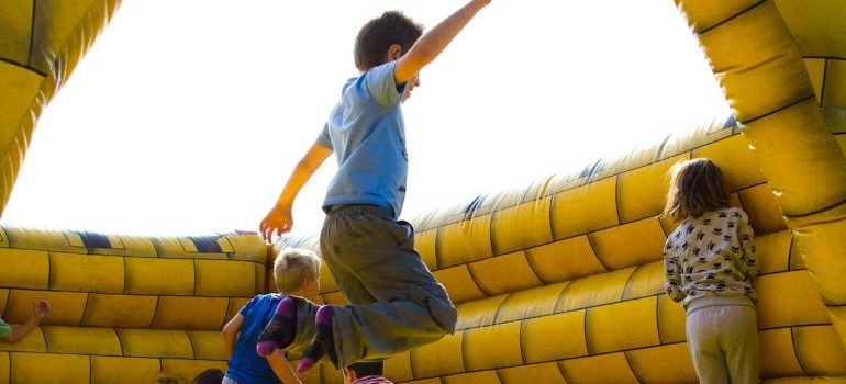 with kids at the playground is how you can spend weekends in Pasadena