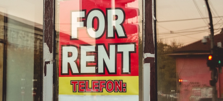 Picture of a sign with white letters