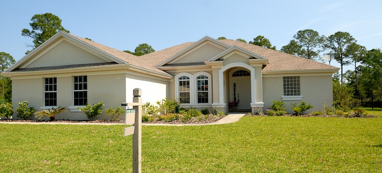 picture of a home and a backyard