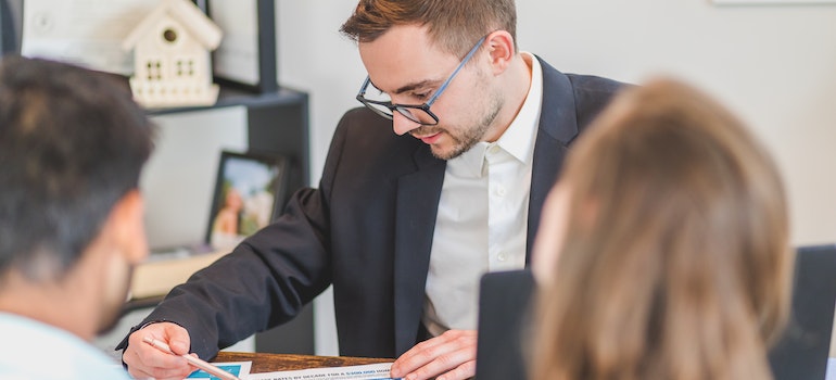 picture of a man looking at paper