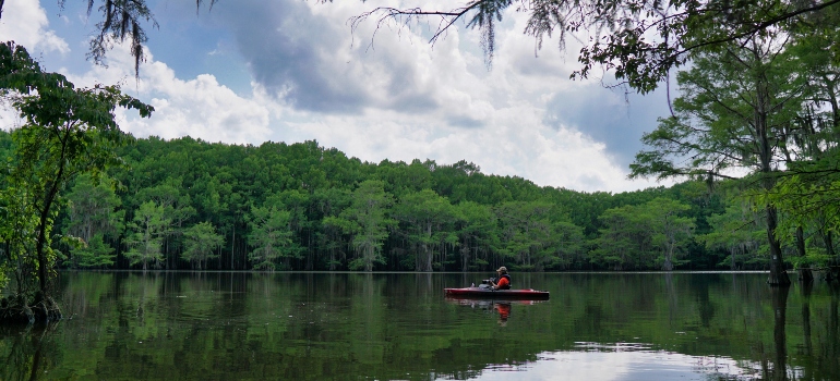 un lago en Texas