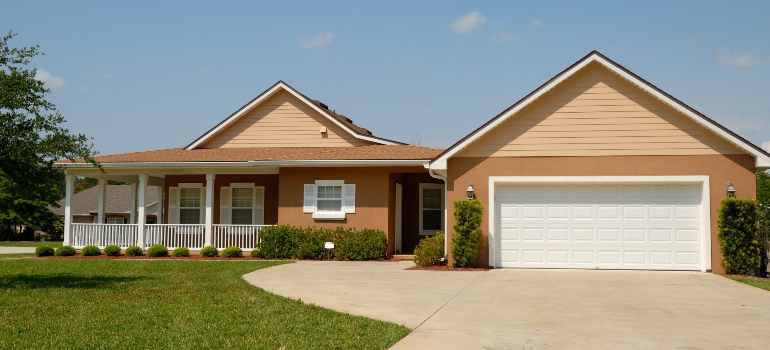 una casa que se hacen de la vida en los suburbios de Chicago placentera