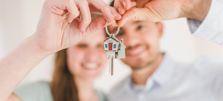 a couple buying a house after exploring the real estate trends in Texas