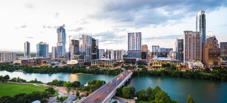 una vista del centro de Austin