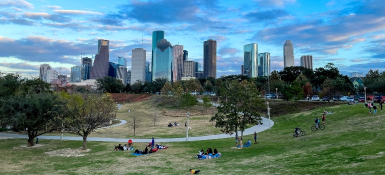 una vista de Houston, una de las más populares ciudades de Texas para NOSOTROS los veteranos