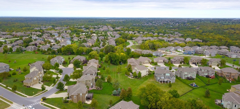 a view of one of the small places around Austin to move to after divorce