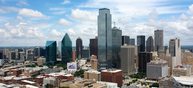 una vista de Dallas, una de las más populares ciudades de Texas para NOSOTROS los veteranos